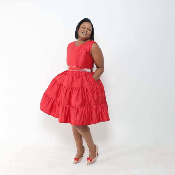 Genevieve Sleeve-less Dress
